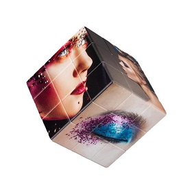 Rotating puzzle cube